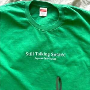 Supreme Still talking Tee SS22 Light Pine XL BOGO